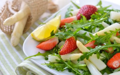 Rezept Erdbeer-Spargel-Salat mit Rucola