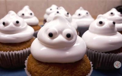 Halloween Rezept Geister Muffins